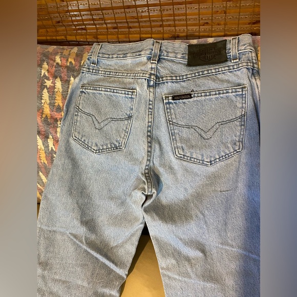 90’s Harley-Davidson High-Waist Classic Straight Leg Denim Jeans EUC - Picture 8 of 15
